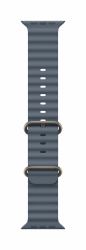 Apple Cinturino Ocean blu salmastro [49 mm] - Titanio naturale (-49MM ANCHOR?BLUE OBAND - NT FINISH)