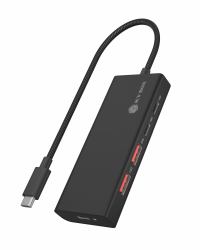 ICY BOX IB-HUB1436-CPD Cablato USB 3.2 Gen 2 [3.1 Gen 2] Type-A Nero 