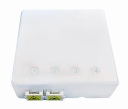 EFB Elektronik FTTH-BOX-IN-6 scatola di derivazione di rete Bianco (FTTH BOX 4C-SC-S OR LC-D80X80 - WITH MANAGEMENT CRIMP VERSION)
