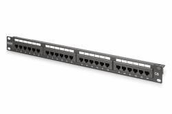 Digitus Pannello patch CAT 6, classe E, non schermato (CAT 6 CLASS E PATCH PANEL UNSH - 24-PORT RJ45 8P8C LSA RACK MOUNT)