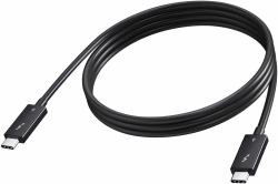 Vision TC 2MUSBCTB4/BL Cavo Thunderbolt 2 m 40 Gbit/s Nero (Vision - USB cable - USB-C [M] to USB-C [M] - USB 3.2 Gen 1 - 5 A - 2 m - 8K60Hz support - black)