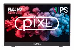 pixl PM156C TV e monitor portatile Nero 39,6 cm [15.6"] LCD 1920 x 1080 Pixel 
