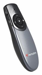 Verbatim 32365 puntatore wireless RF Nero, Argento (Focus Wireless presenter with - red laser pointer - Warranty: 24M)