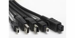 CRU Cable-16 1 m 6-p Black (CRU FireWire Cable; ; Cable-16; IEEE 1394a [FireWire 400] cable; 6P-6P; length 1m [2Years warranty])