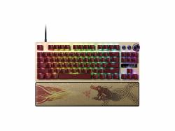 Razer Huntsman V3 Pro Tenkeyless tastiera Gaming USB QWERTY Inglese britannico Oro, Giallo 