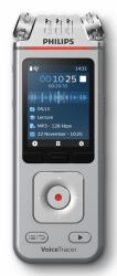 Philips DVT4115 Digital Voice Tracer Flash card Cromo, Argento (DVT4115 Digital Voice Tracer 3 mic, App control, Semble AI Voucher DVT4115/00)