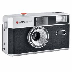 AgfaPhoto 603000 macchina fotografica Macchina da presa compatta 35 mm Nero, Argento (AgfaPhoto 603000 filmkamera Kompakt fi)