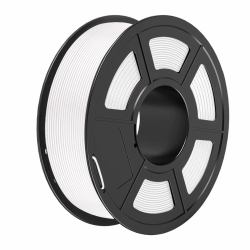 Gilford PETG WHITE 1KG materiale di stampa 3D Polietilene Tereftalato Glicole [PETG] Bianco (Gilford Petg Bio White 1.75Mm 1Kg)