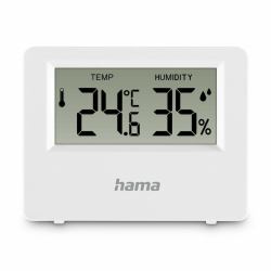 Hama 00222222 termometro Termometro da ambiente elettronico Interno Bianco (EBRO THERM/HYGROMETER DIGITAL WHITE)