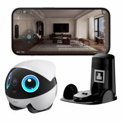 Enabot EBO AIR 2 PLUS Bianco Telecamera per bambini e animali domestici (Enabot EBO Air2 Plus White)