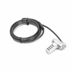 UNIVERSAL SECURITY 3-IN-1 CABLE - SILVER