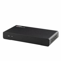 Lindy 43424 AV bridge 3840 x 2160 Pixel Collegamento ethernet LAN Nero (MEETING ROOM DOCK 60W - NAHTLOSE KONNEKTIVITT MIT 4K HDM)