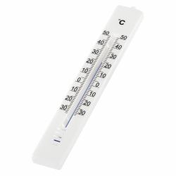 Hama 00186402 termometro Termometro per ambiente liquido Interno/esterno Bianco (INDOOR/OUTDOOR THERM 18CM ANALOGUE)
