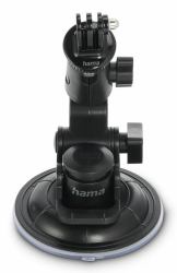 Hama Suction Cup Holder for Action Cams, Universal, Car Tripod, 3D, ⌀ 90 mm (SUCTION CUP CAMERA CAR TRIPOD BLACK)
