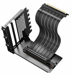 Antec RTX50 PCi-E 5.0 Riser Cable Vertical Bracket Kit Tower Supporto GPU (Antec RTX50 PCIe 5.0 Riser Cable with 90-Degree Bracket Mount, Black, for Vertical Graphics Card Mounting)