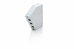 Digitus Distributore di giunzioni su guida DIN per fibre ottiche, angolare, 6 SC SX/LC DX, grigio (FIBER OPTIC DIN RAIL SPLICE DIS - ANGLED 6 SC DX/LC QUAD GREY)