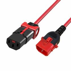 Scolm 1.5M C14-C13 D-Lck Rd PVC 1.0MM