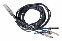 mikrotik QSFP56 Breakout Kabel, 3m cavo InfiniBand e in fibra ottica 4x QSFP56 Nero 