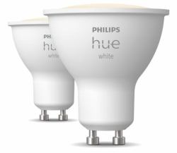 Philips Hue White GU10 Faretto luminoso intelligente Bluetooth/Zigbee 4,2 W (Hue White Gu10 Smart Lighting - Spot Bluetooth/Zigbee 4.2 W - Warranty: 12M)