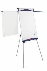 Nobo Essence Tripod Steel Magnetic Whiteboard Easel with Extended Display Arms [Retail Packed] (Nobo 1902046 Essence Tripod Steel Magnetic Whiteboard Easel with Extended Display Arms)