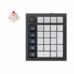 Keychron Q0 Max tastierino numerico Universale Bluetooth/USB/RF Wireless Nero (Q0M-M1 WLESS BACKLIT RED SWITCH BK)