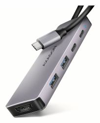 Axagon HMC-5H60 replicatore di porte e docking station per laptop Cablato USB 3.2 Gen 1 [3.1 Gen ...