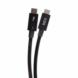C2G C2G28821 Cavo Thunderbolt 1 m Nero (Legrand 1M THUNDERBOLT 5 USBC-C 80G [Lifetime warranty])