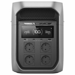 EcoFlow DELTA 3 Max Plus stazione di alimentazione portatile Litio Ferro Fosfato [LiFePo4] 22,1 kg (DELTA 3 Max Plus, Lithium - Iron Phosphate [LiFePO4], AC, - Cigar lighter, Solar, 2048 Wh, 2300 W...