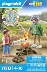 Playmobil 71513 action figure giocattolo (Playmobil My Life 71513 Ognisko z pian)