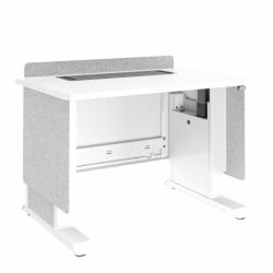 Middle Atlantic Products FML-42AD8WS-EU leggio Grigio, Bianco 65,8 kg (FM LECTERN 4227 HTADJ D8 LW EU)
