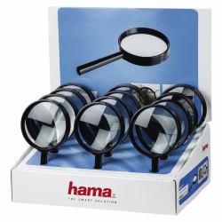 Hama Basic 75 lente d'ingrandimento 1,75x Nero (BASIC 75 MAGNIFYING GLASS 12PCS DISP)