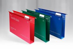 Rexel Crystalfileâ¢ Classic Foolscap Suspension File Green [50]