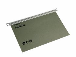 Rexel Multifile Foolscap Suspension File Green [50]