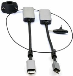 Prokord D-VAKP-HDMI adattatore per inversione del genere dei cavi HDMI Micro, HDMI Mini Nero, Grigio (Prokord Premium videoadapter-kit)
