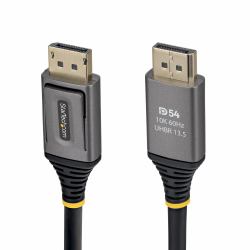 StarTech.com Cavo DisplayPort 2.1 da 3 m certificato VESA DP54, 8K 60Hz non compresso, 8K 144Hz / 4K 240Hz con DSC 1.2a, cavo monitor DP 2.1 (DISPLAYPORT 2.1 CABLE 8K 60HZ - VESA CERTIFIED/DP 2.1/D...