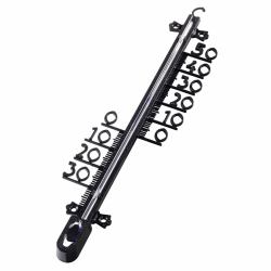 Hama 00186405 termometro Termometro per ambiente meccanico Interno/esterno Nero (INDOOR OUTDOOR THERM TREE 26CM BLACK)