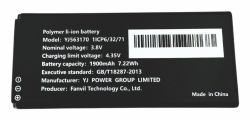 Fanvil BA30 ricambio per telefono Batteria (Telephone Spare Part / - Accessory Battery - Warranty: 12M)