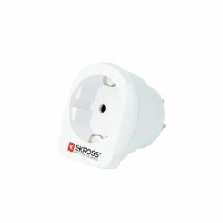 Power Plug Adapter Type I - [Au] Type C [Europlug] White - Warranty: 12M