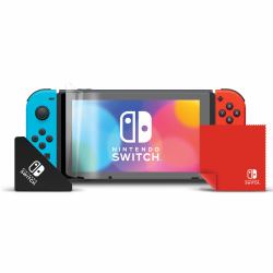 PDP 500-219-EU parte e accessorio per console da gioco Protezione per schermo (Nintendo Switch & Oled Multi - Screen Protector Kit - Warranty: 12M)