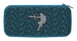 PDP 500-218-SKSG custodia per console portatile Custodia rigida Nintendo Nero, Turchese (Travel Case Glow: Sheikah - Shoot, For Nintendo Switch, - Nintendo Switch Lite, Nintendo Switch - Oled Model...