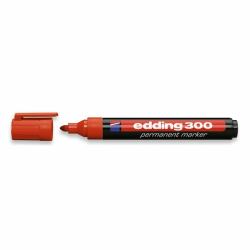 Edding 300 marcatore permanente Rosso 10 pz (e-300 Permanent Marker A8 red [10])