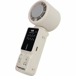 Verbatim 32348 nebulizzatore e ventilatore portatile personale Bianco, Argento (Cool 'n' Go Ice Touch Pro - Handheld Fan White/Sliver - Warranty: 24M)