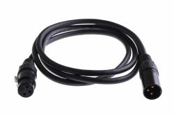Mercodan PRO XLR cable 0,75m, AWG24, - OFC, Balances, shielded, PVC, - OD6,0mm, black - Warranty:...