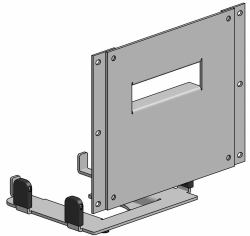 Ergonomic Solutions Printer plate + cover for - Capture -BLACK- - Warranty: 60M