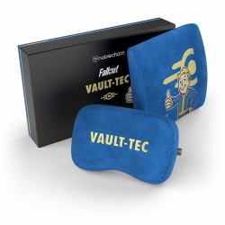 noblechairs Fallout Vault-Tec Set di cuscini Blu 2 pz (noblechairs Memory Foam Pillow Set Fallout Vault-Tec Edition)