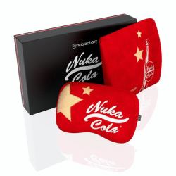 noblechairs Fallout Nuka-Cola Cuscino per il collo/cuscino lombare Rosso 2 pz (noblechairs Memory Foam Pillow Set - Fallout Nuka-Cola Special Edition)