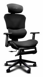 Trust GXT 725 Rivara Sedia da gaming per PC Seduta imbottita Nero (Trust GXT725 RIVARA GAMING CHAIR BLK)