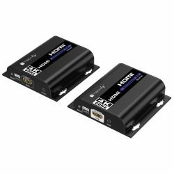 techly IDATA EXTIP-483 moltiplicatore AV Trasmettitore e ricevitore AV Nero 