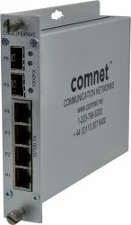 ComNet Self Managed Switch, 4 Ports Gestito Gigabit Ethernet [10/100/1000] Supporto Power over Et...
