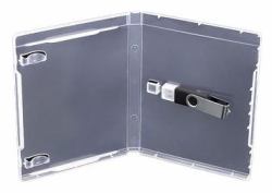 Usb Flash Drive Case - Polypropylene [Pp] - Transparent - Warranty: 12M